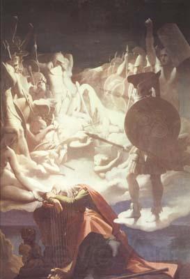 Jean Auguste Dominique Ingres The Dream of Ossian (mk10) Germany oil painting art